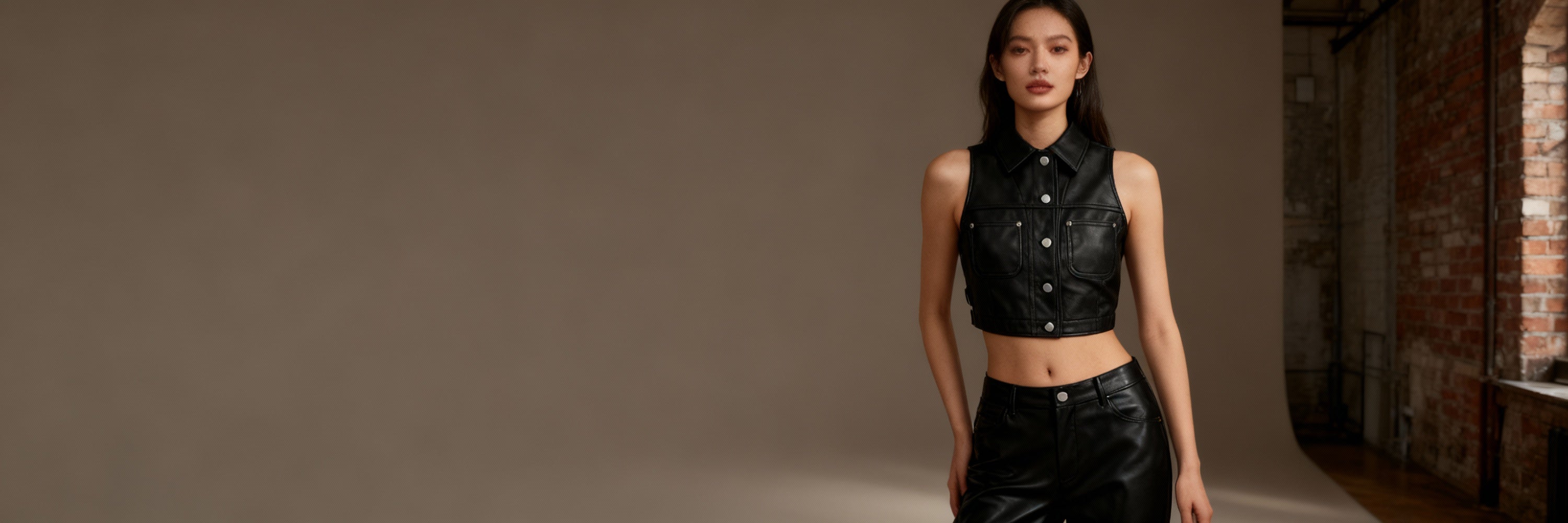 Women's Leather Tops
