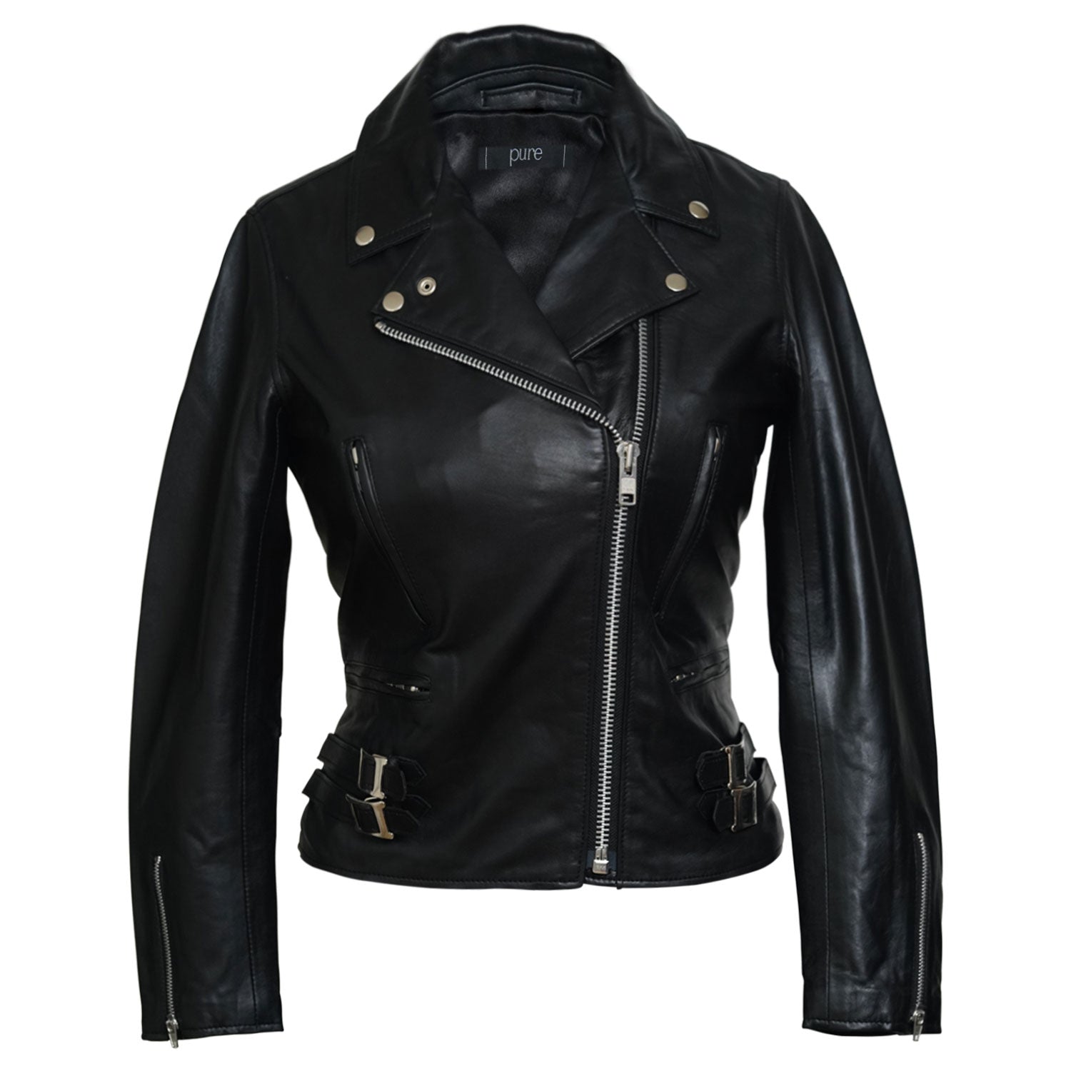 Frisco Motorcycle Easy Rider Womens Red Leather Jacket