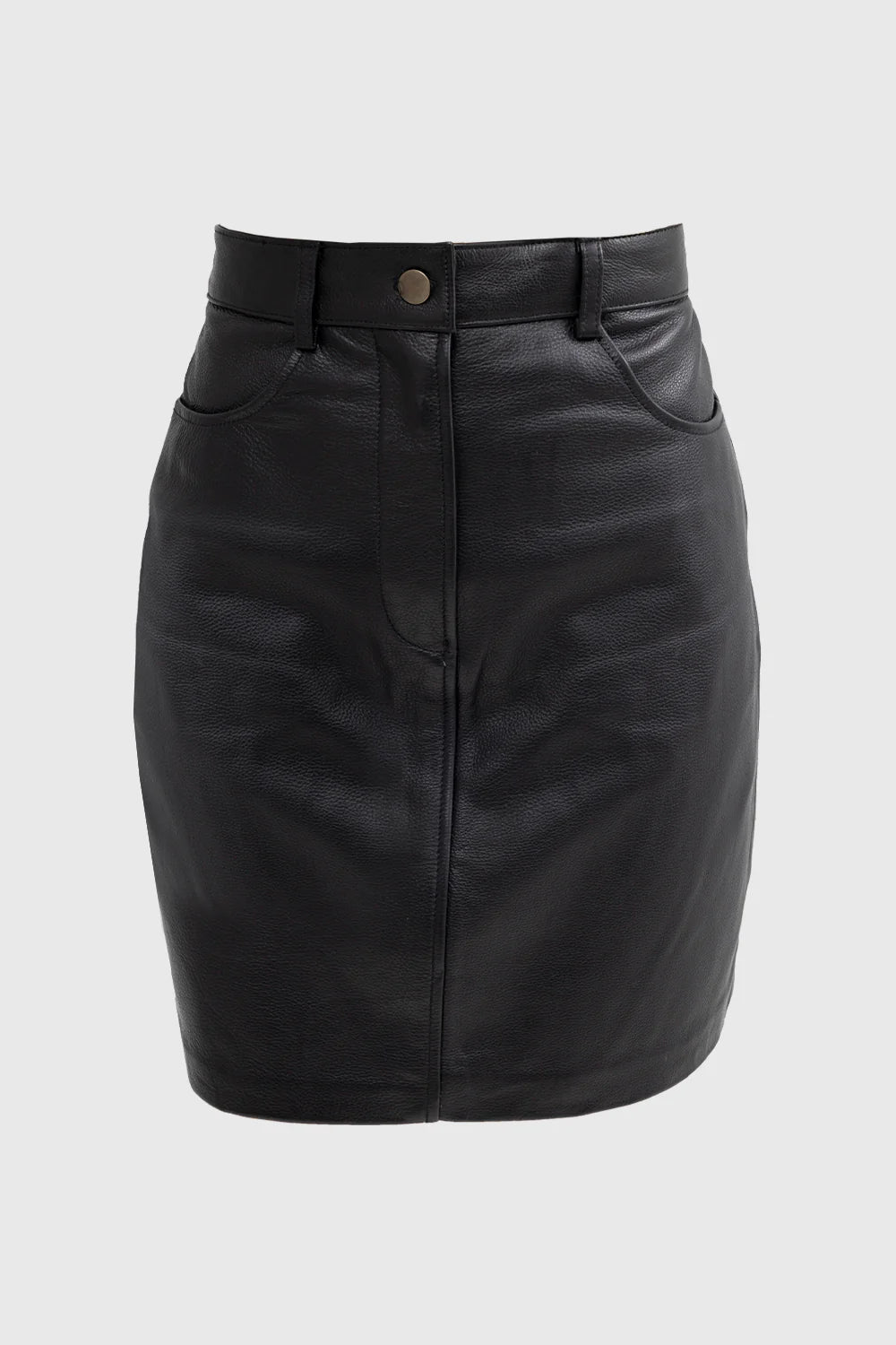 Maddie Luxe – Leather Pencil Skirt