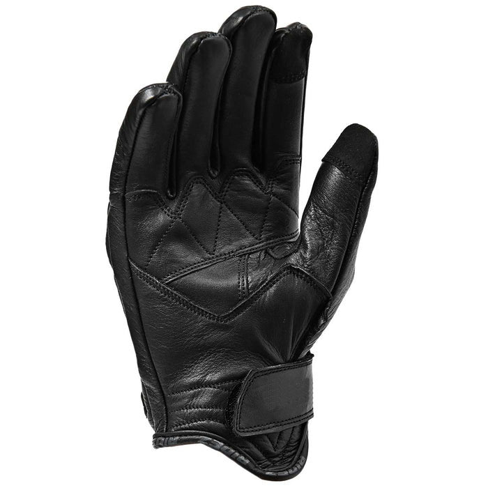 RiderCore Genuine Leather Gloves – Black