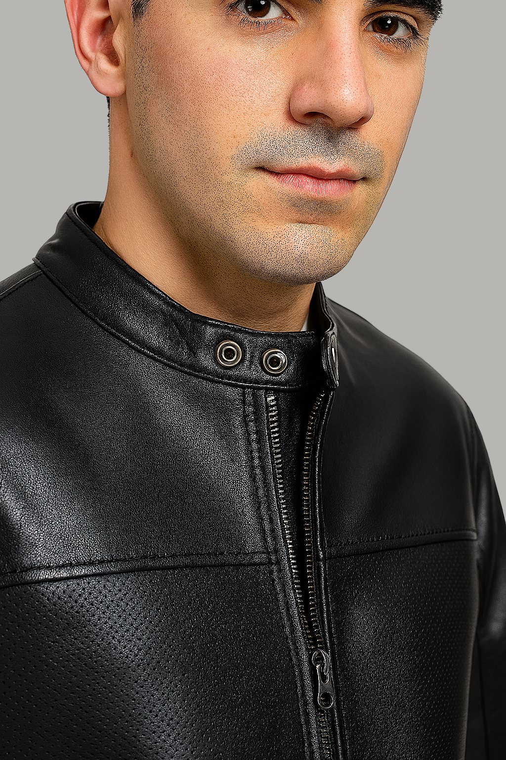UrbanOliver Men's Leather Jacket
