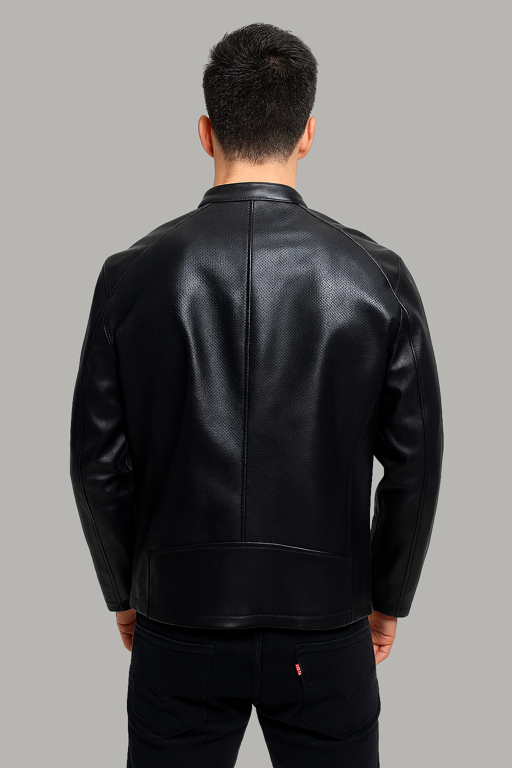 UrbanOliver Men's Leather Jacket