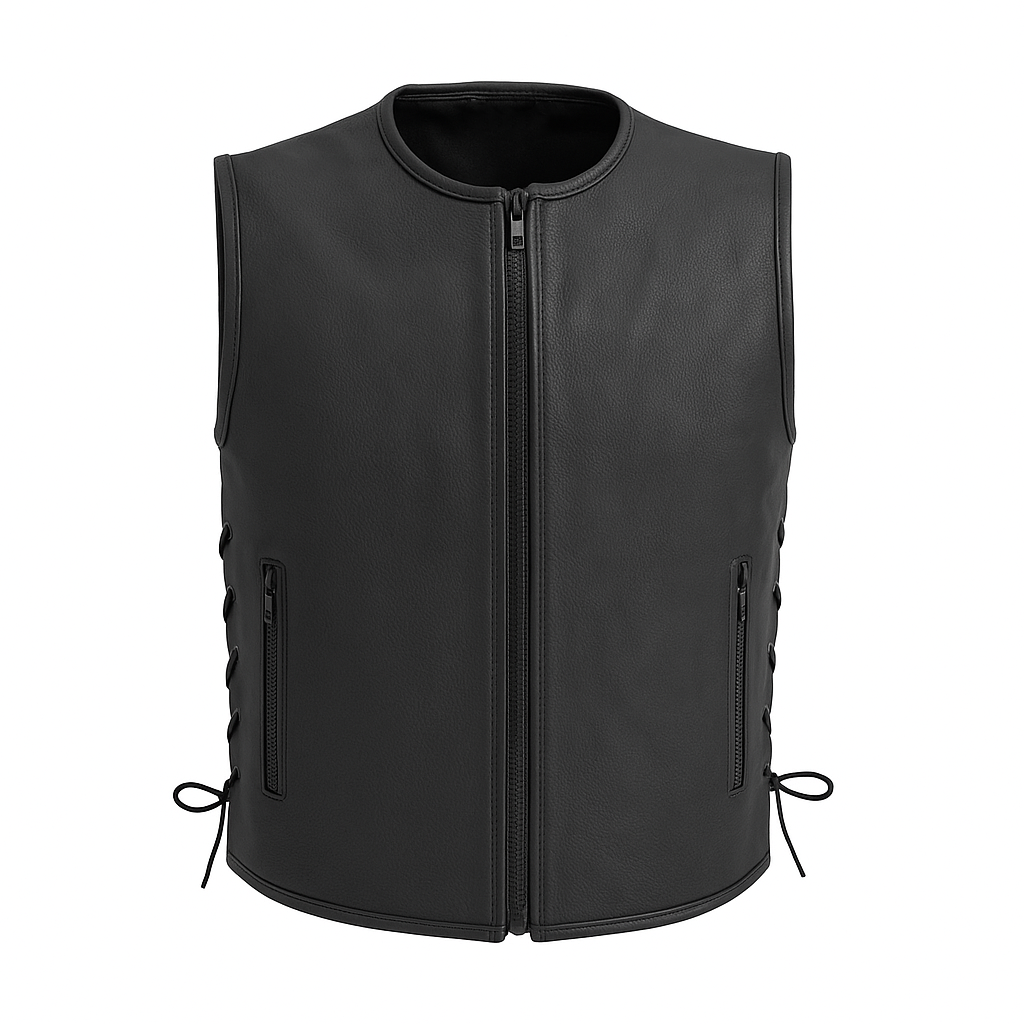 Fighter – Men's Motorcycle Leather Vest