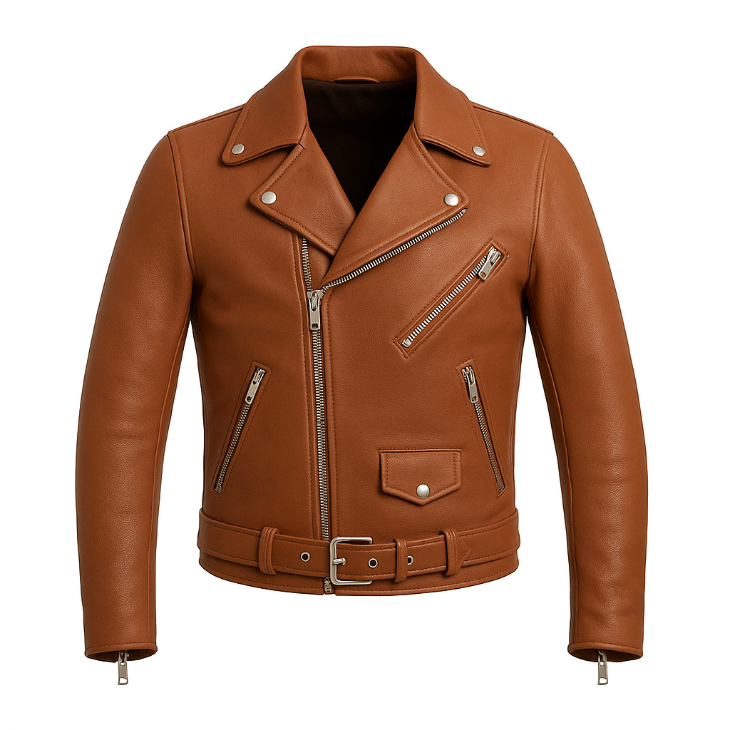 PR-211 Bronco Blaze Man's Motorcycle Leather Jacket