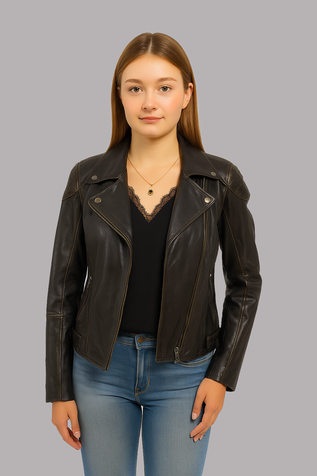 Vivienne Core Women's Leather Jacket