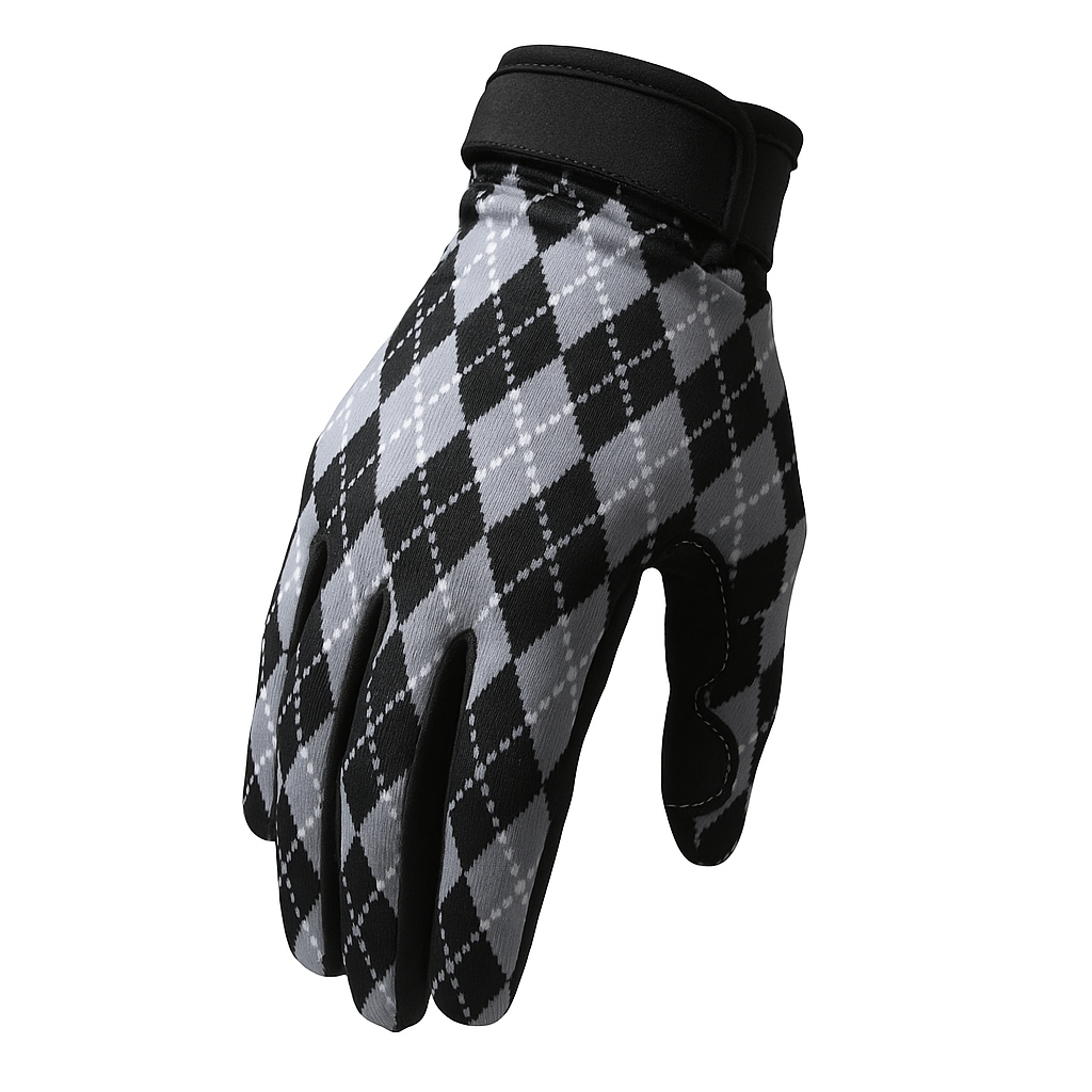CheckStride Moto Gloves – Shadow Plaid