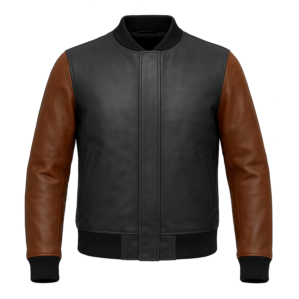PR-238 Coalheart Classic Man's Moto Leather Jacket