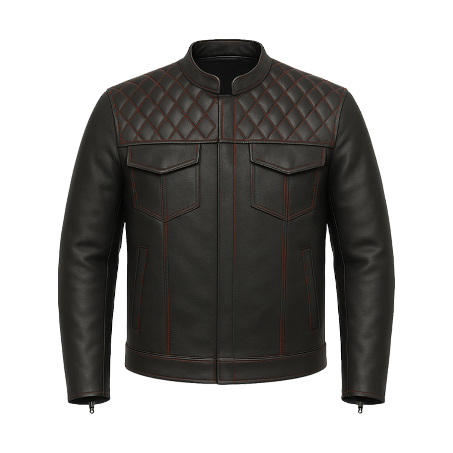 PR-206 Ember Guard Men's Motorcycle leather jacket