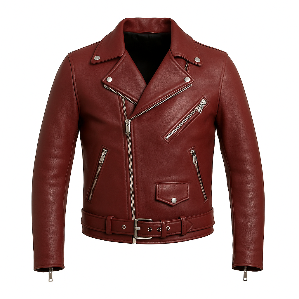PR-211 Bronco Blaze Man's Motorcycle Leather Jacket