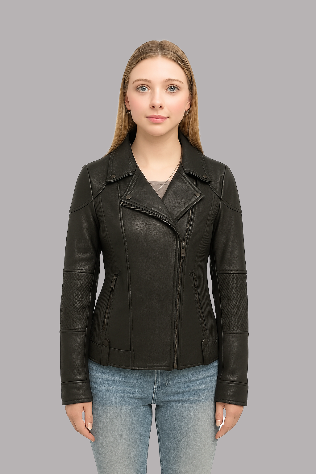 Thora Blaze Women's Leather Jacket