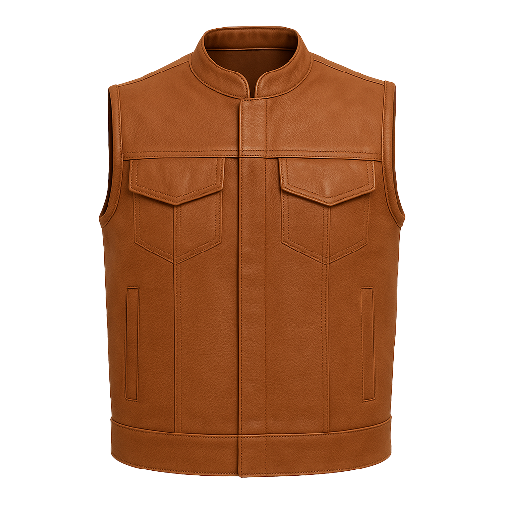 Duskrunner - Men's Motorcycle Leather Vest
