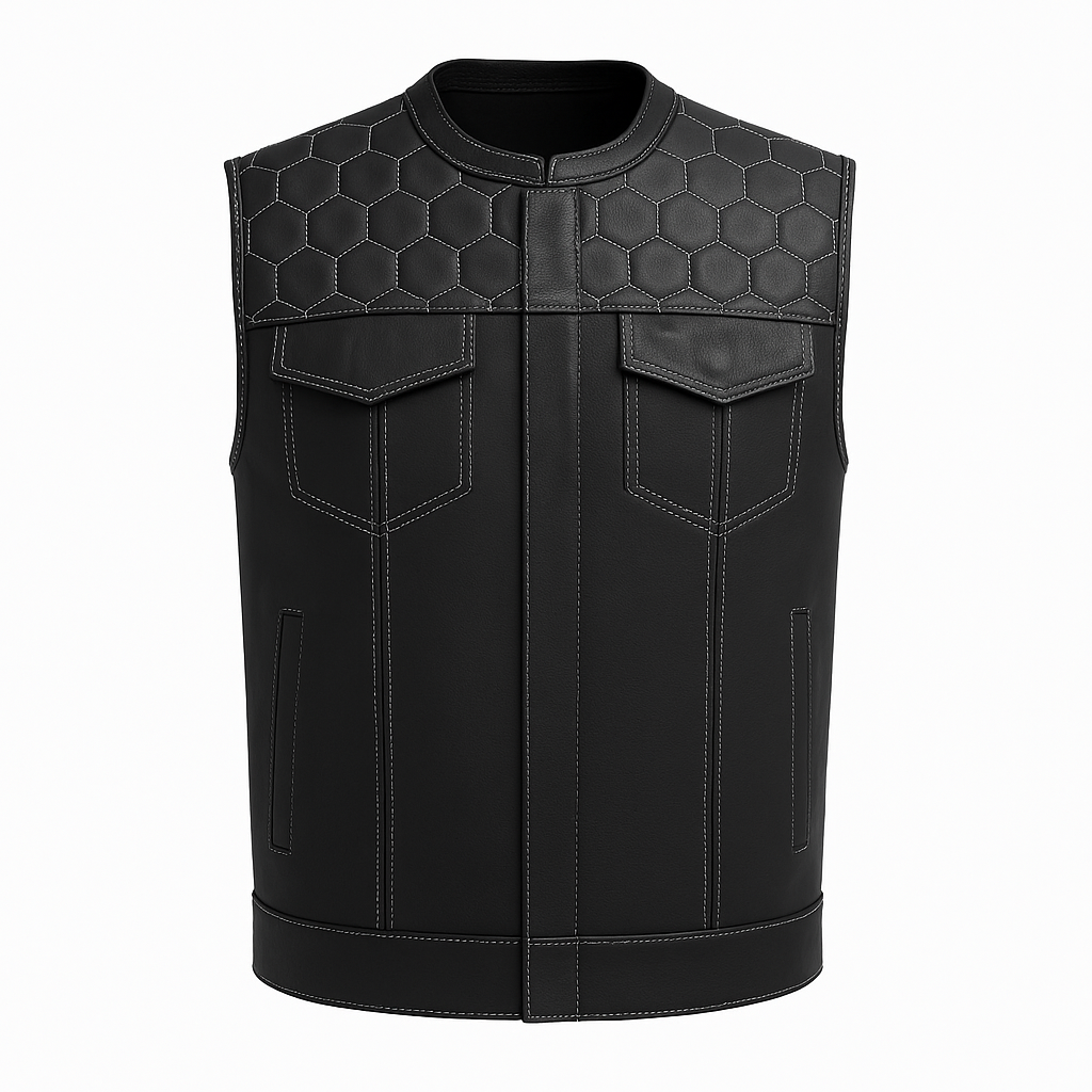 Viper - Men's Club Style Leather Vest