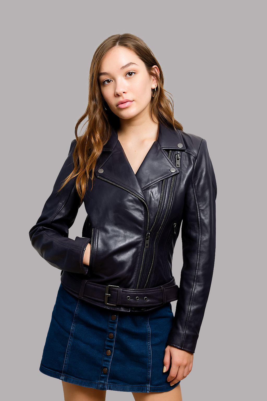 Chloe Women's Fashion Leather Jacket