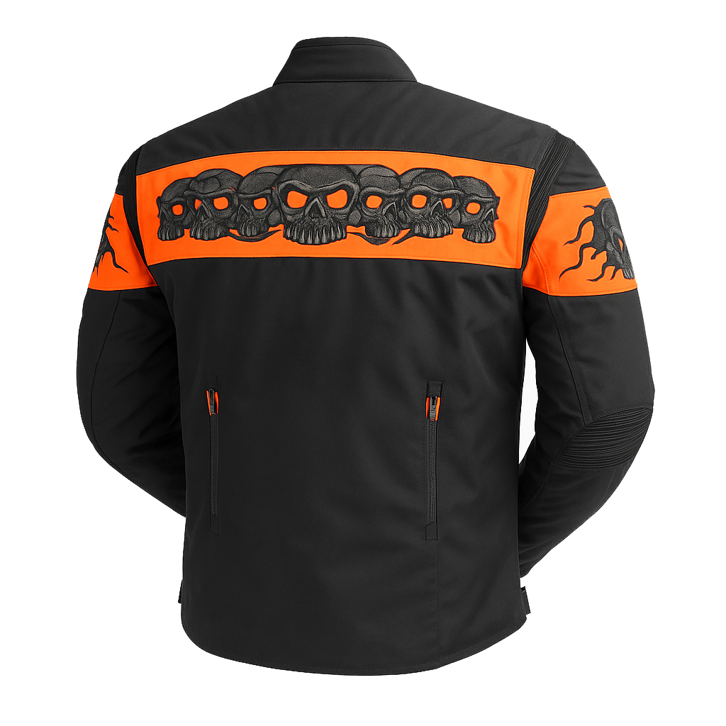 PR-214 Skullshade Man's Motorcycle Textile jacket