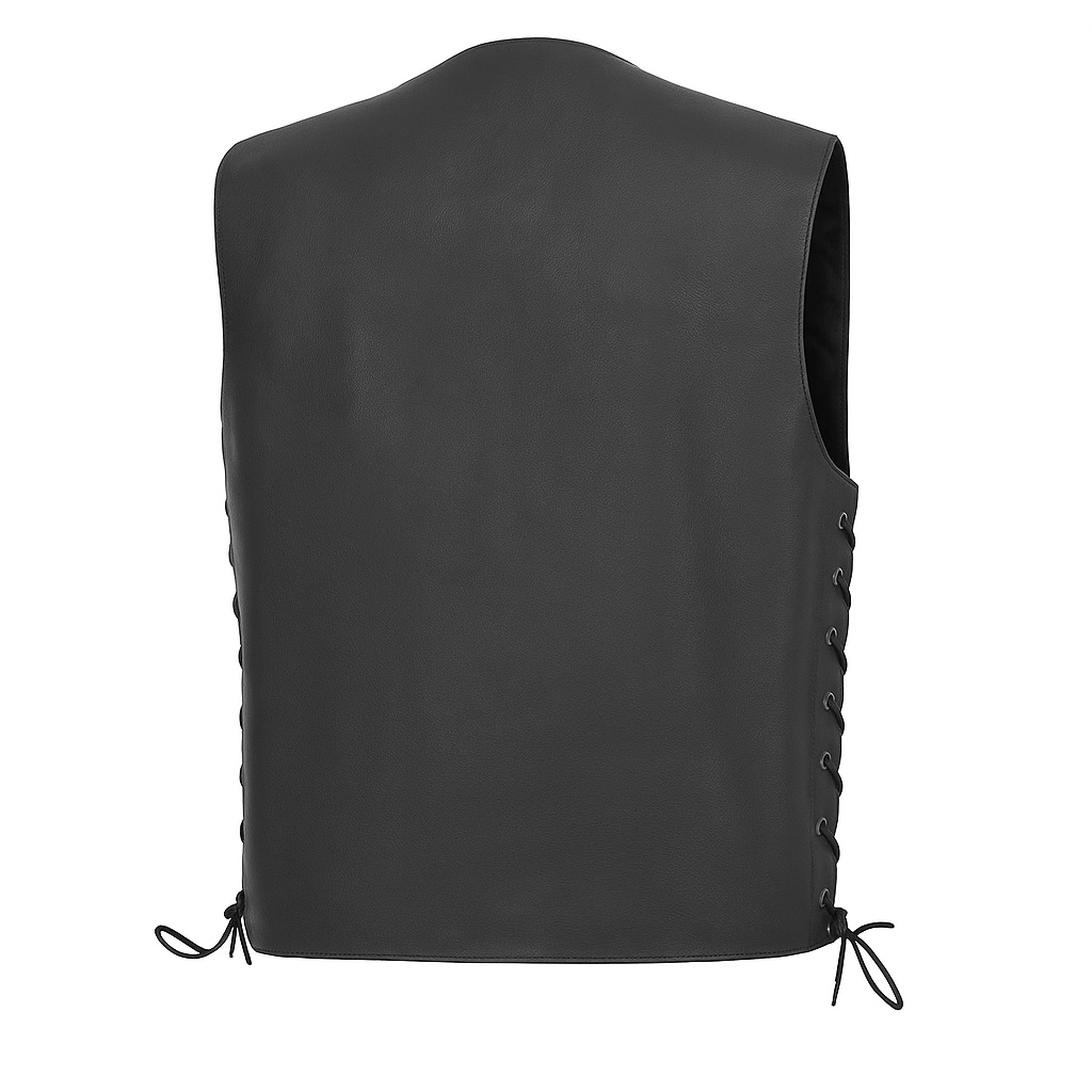 Deadman's Bluff - Men's Western Style Leather Vest