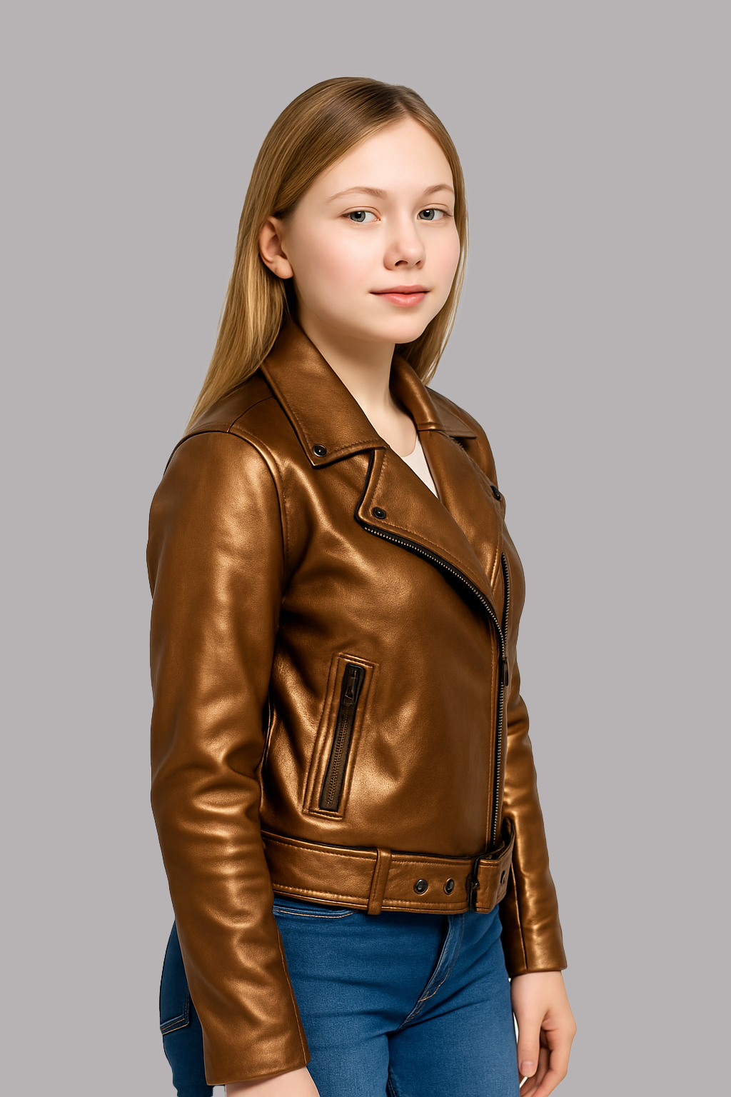 Hazelwyn Luxe Women's Lambskin Leather Jacket