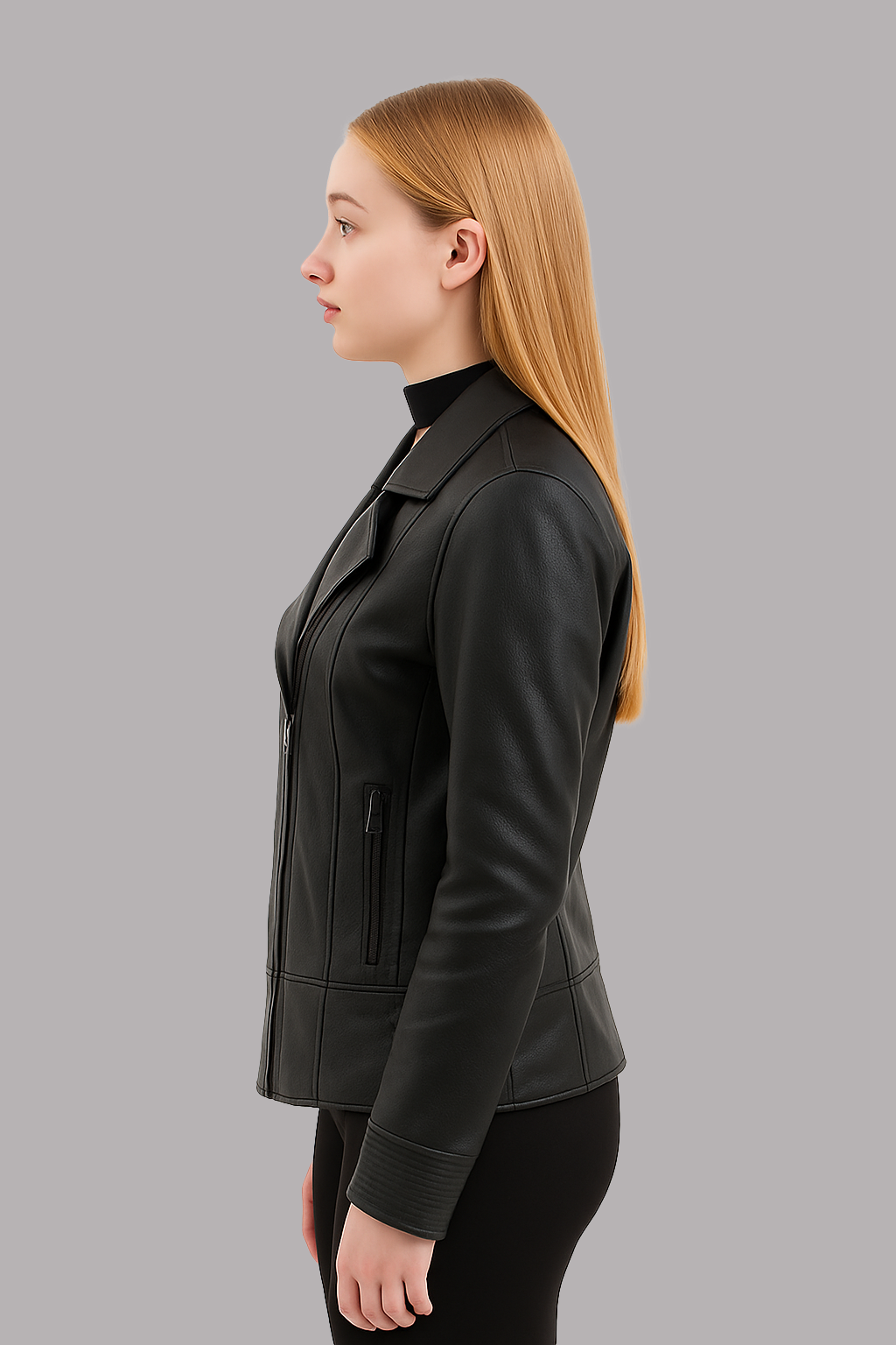 Isabelle Edge Leather Jacket