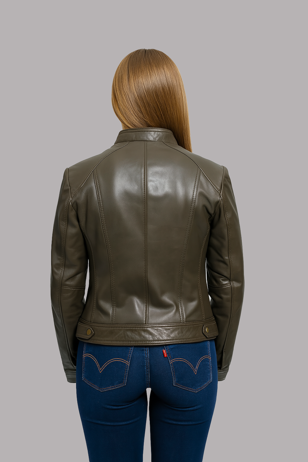Carmine Vale Women's Fashion Leather Jacket