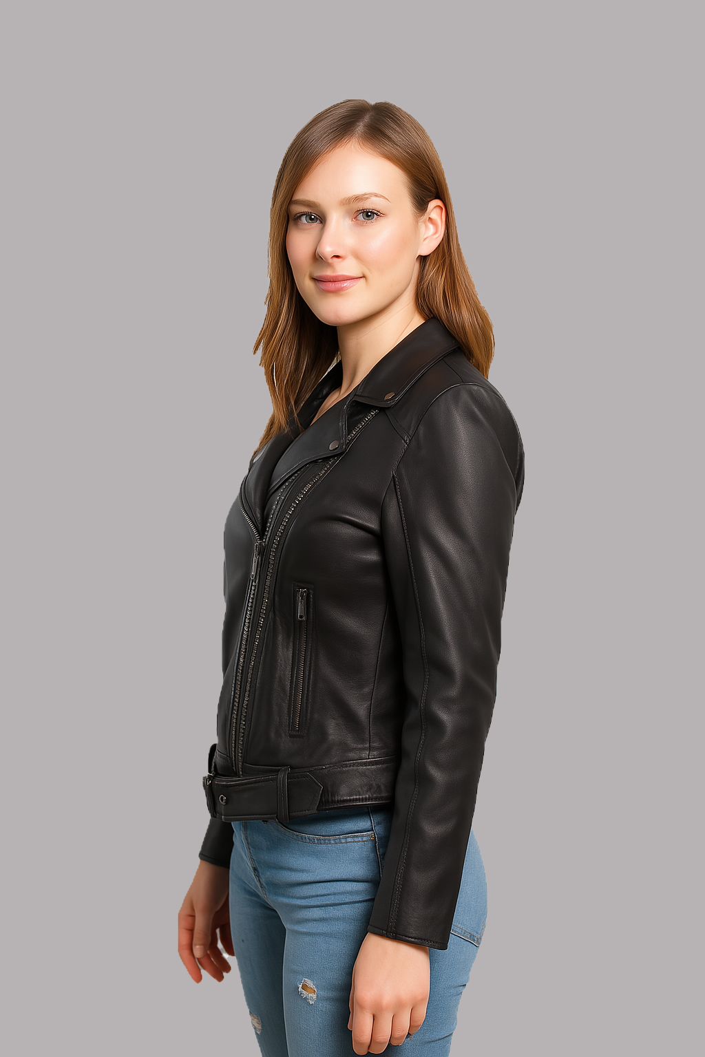 Chloe Women's Fashion Leather Jacket