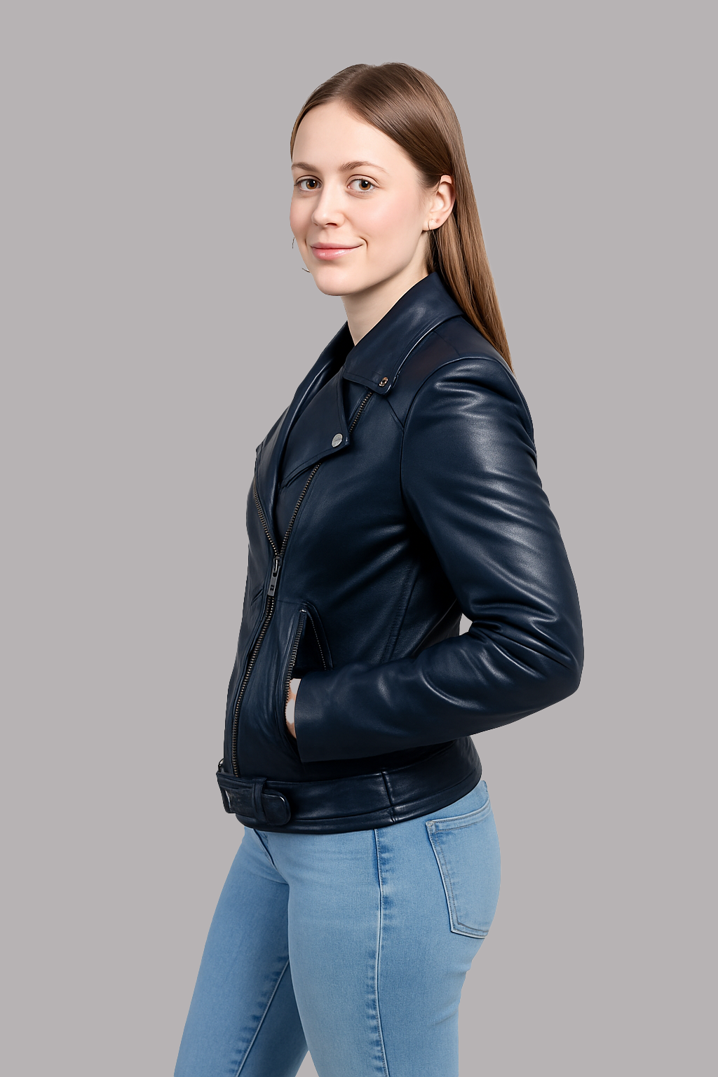 Chloe Women's Fashion Leather Jacket