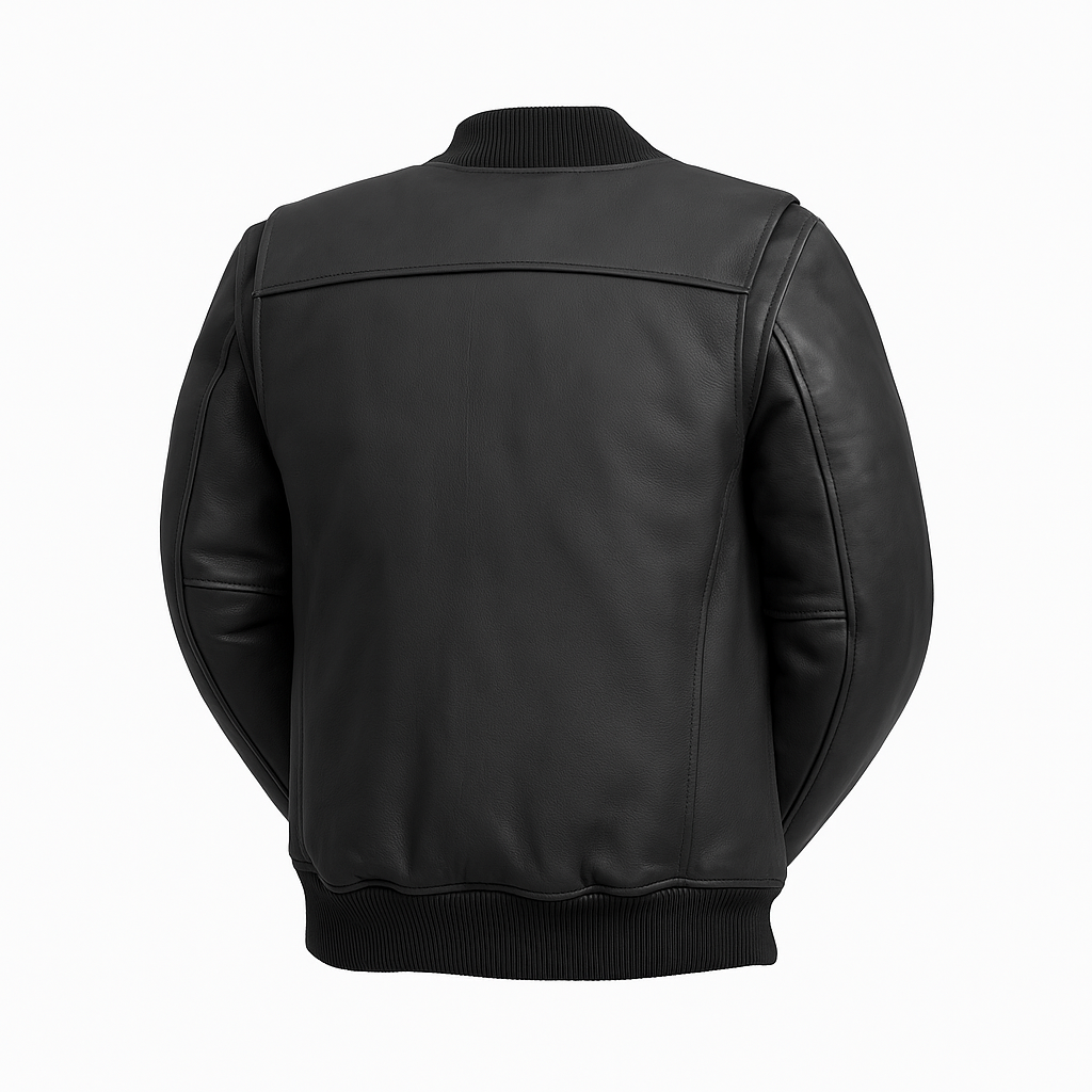 PR-238 Coalheart Classic Man's Moto Leather Jacket