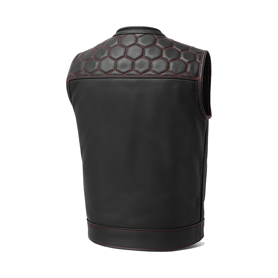 Viper - Men's Club Style Leather Vest