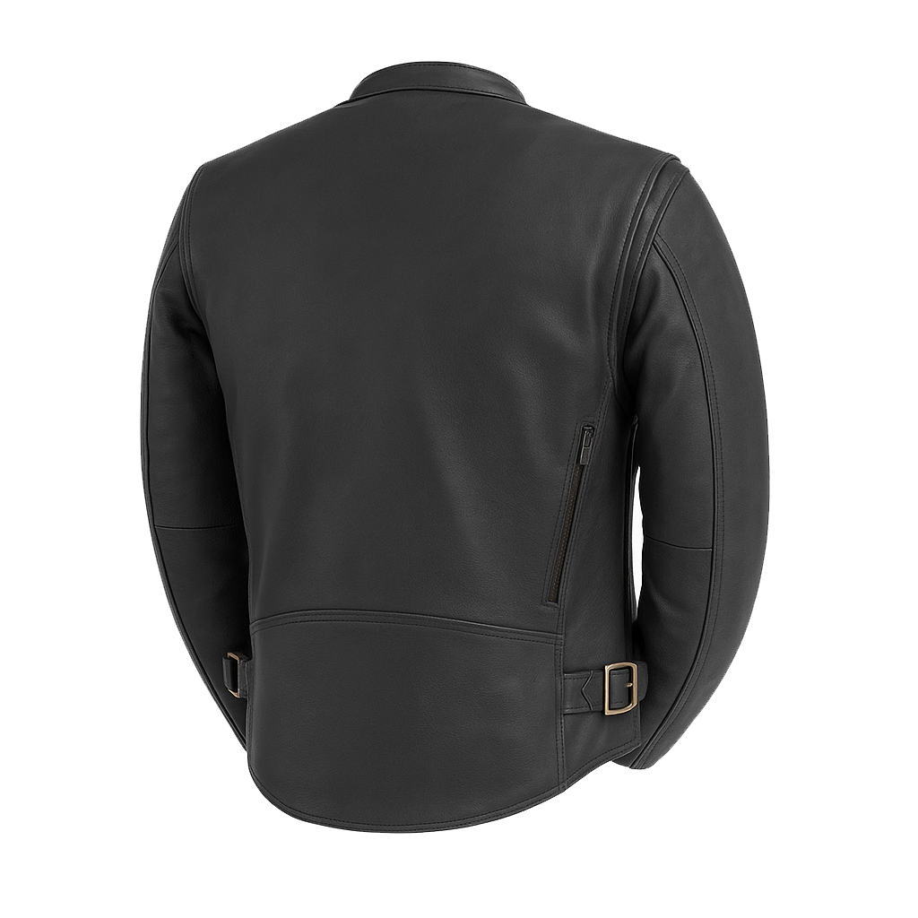 PR-215 Midnight Vault Man's Motorcycle leather jacket