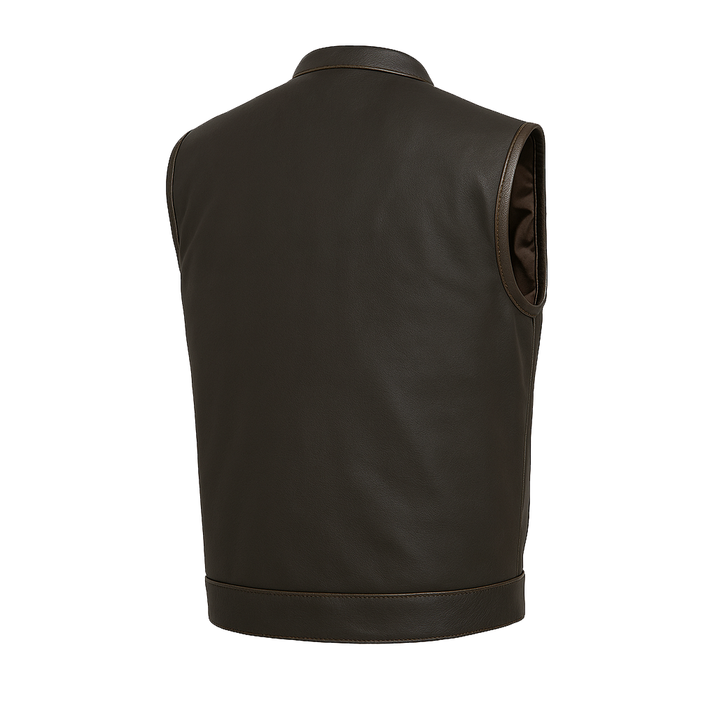 Duskrunner - Men's Motorcycle Leather Vest