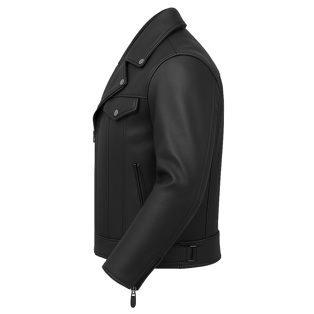PR-216 Rider's Creed Man's Motorcycle Leather Jacket