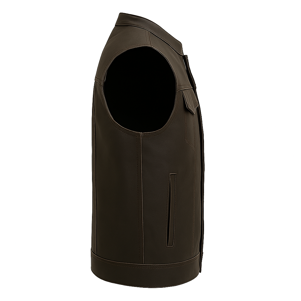 Duskrunner - Men's Motorcycle Leather Vest
