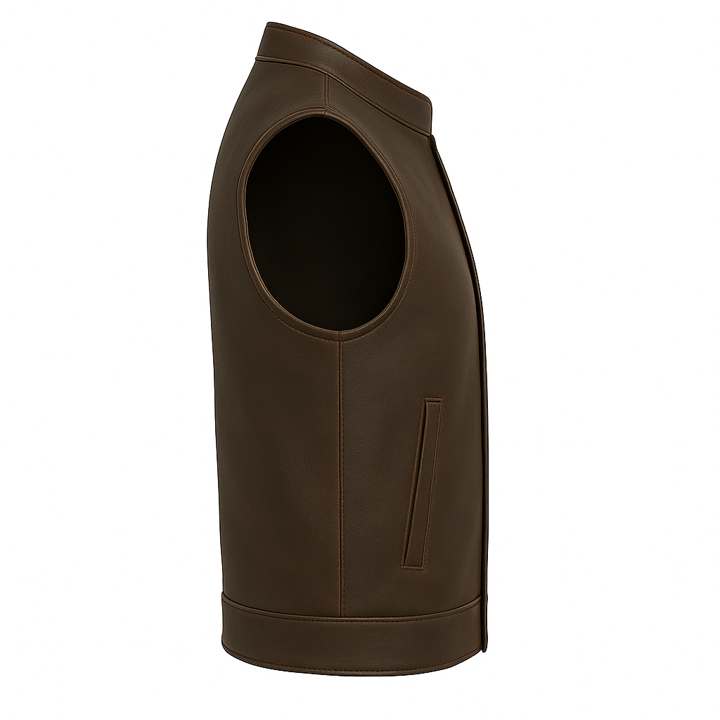 Darkhaven Man's Moto Club Leather Vest