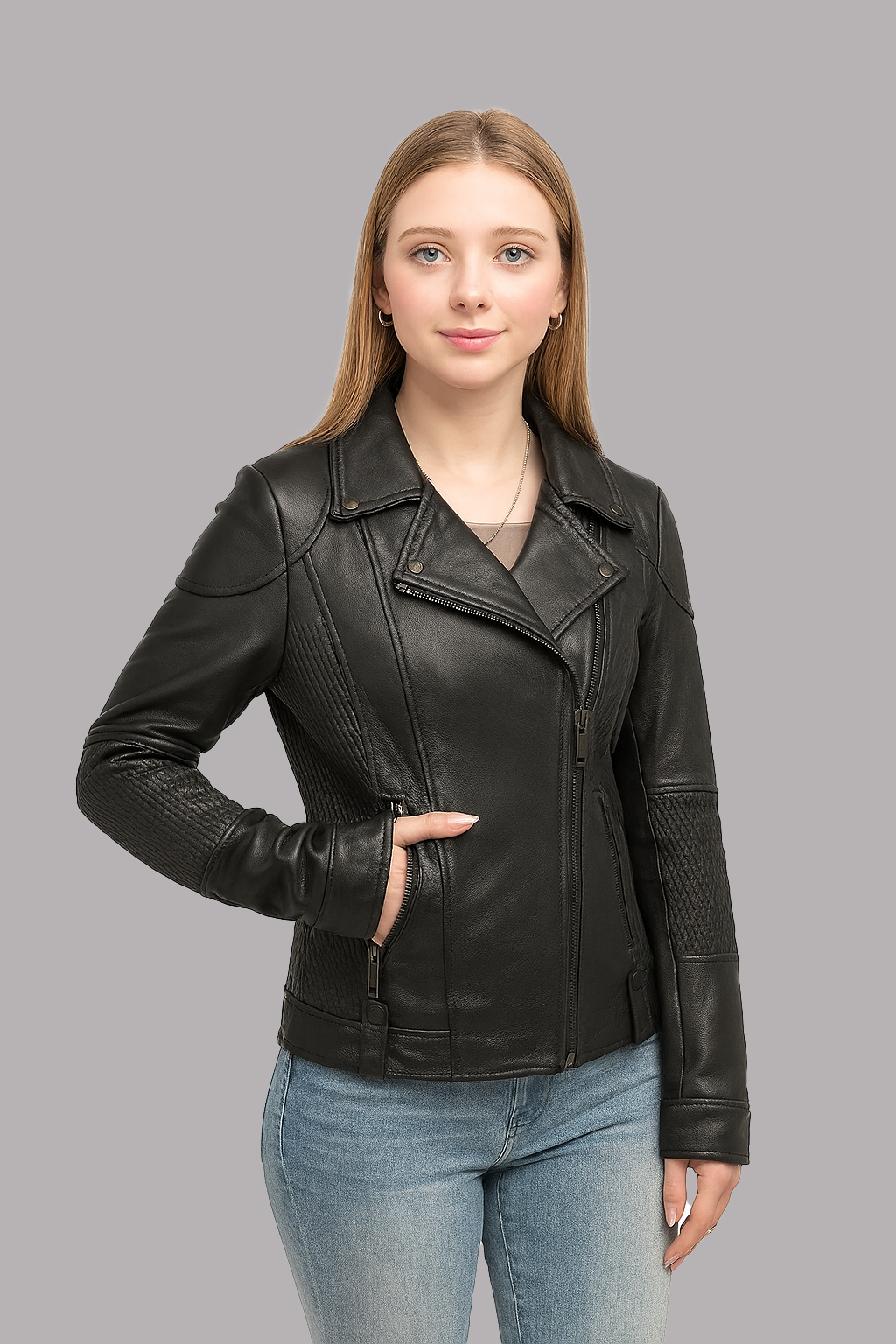 Thora Blaze Women's Leather Jacket