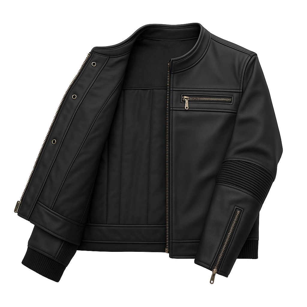 PR-220 Vanguard Moto Man's Motorcycle Leather Jacket