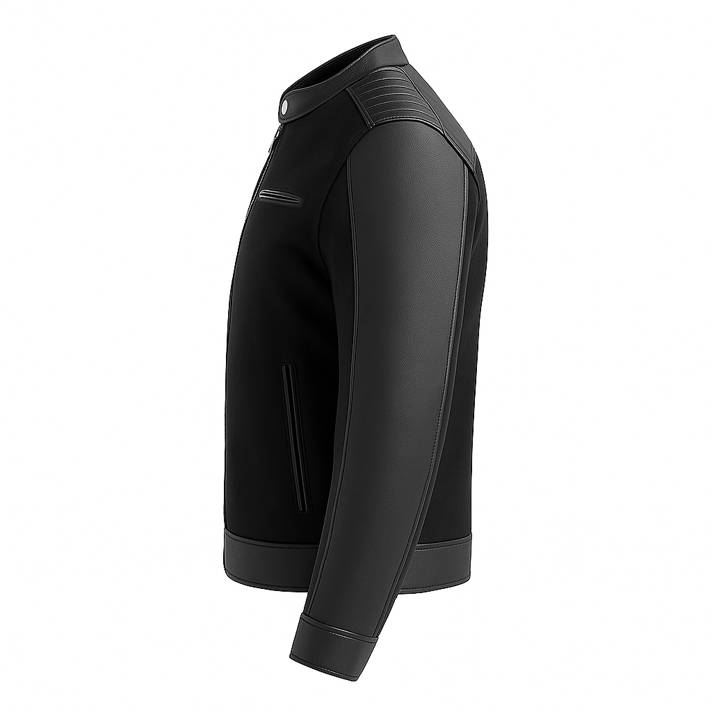 Pr-208 Blackout Prime Man's Motorcycle Leather jacket