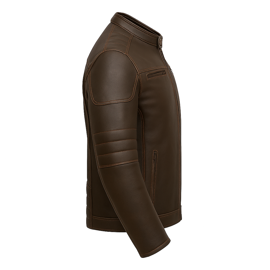 PR-226 Canyon Rider Man's Motorcycle Leather Jacket