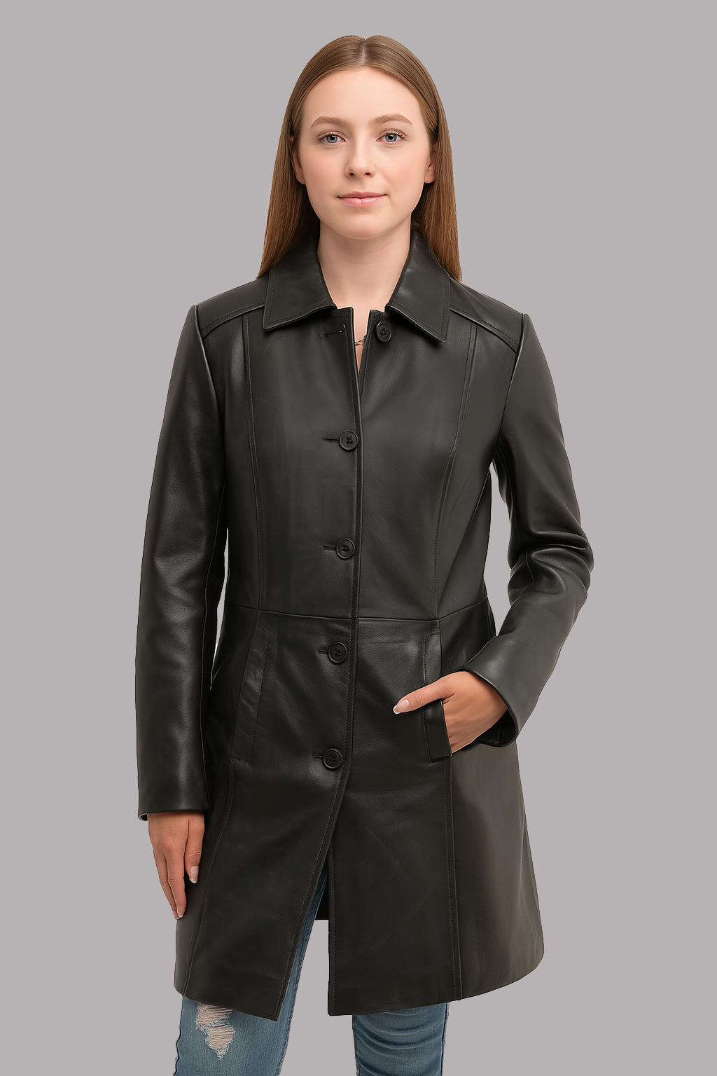 Vivica Vale Women's Fashion Leather Jacket