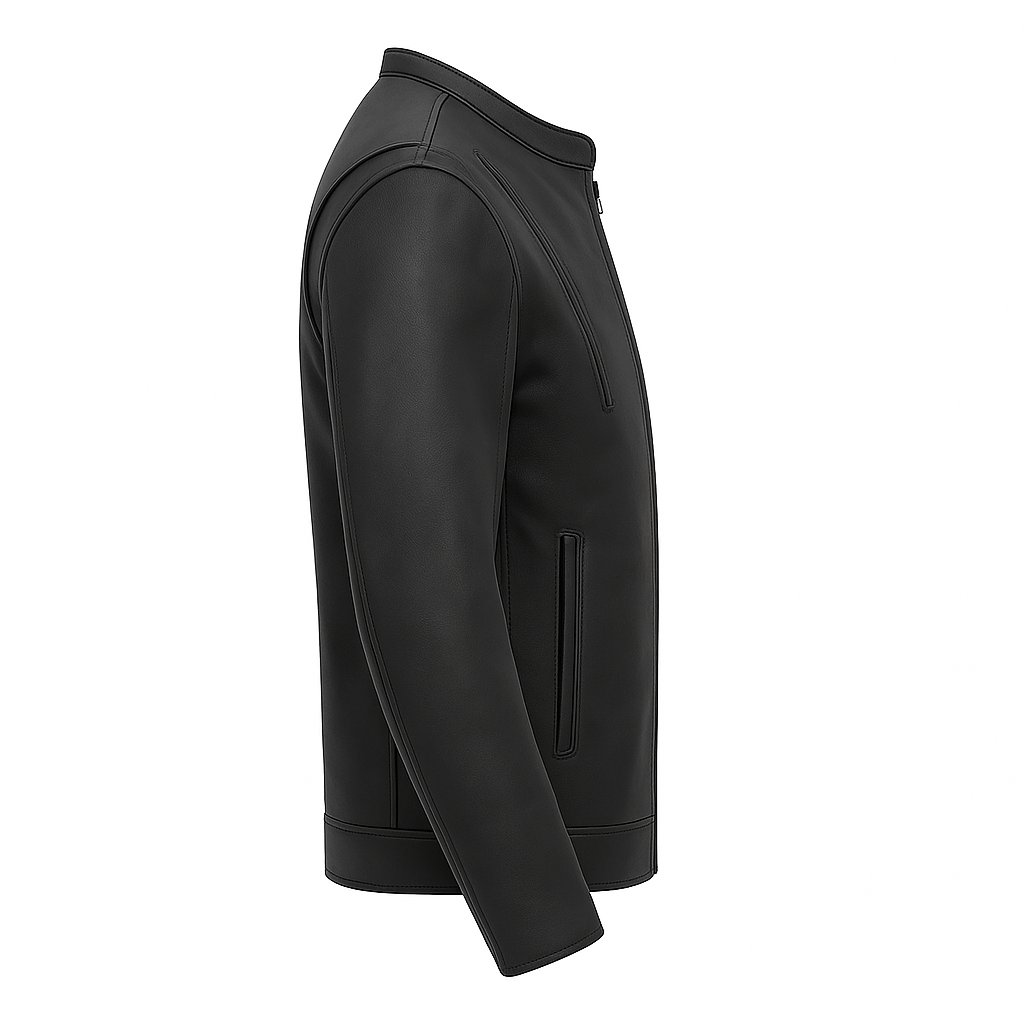 PR-224 Nightshade Edge Man's Motorcycle Leather Jacket