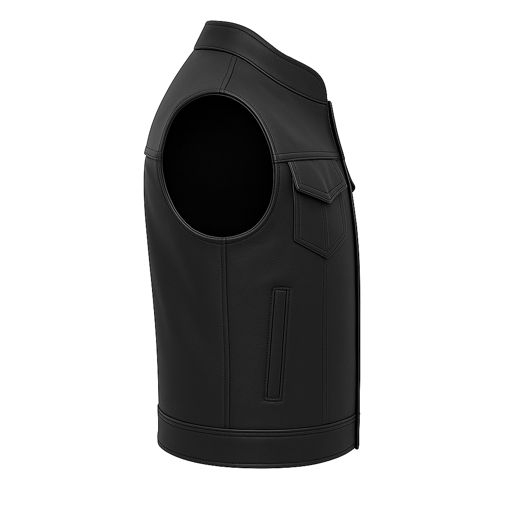 Duskrunner - Men's Motorcycle Leather Vest