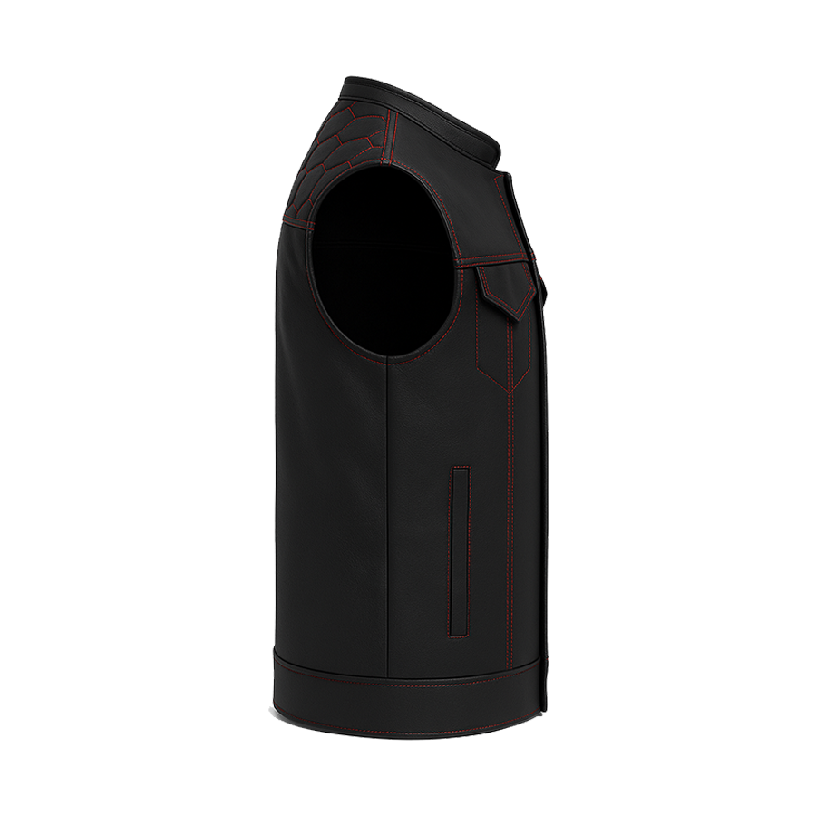 Viper - Men's Club Style Leather Vest