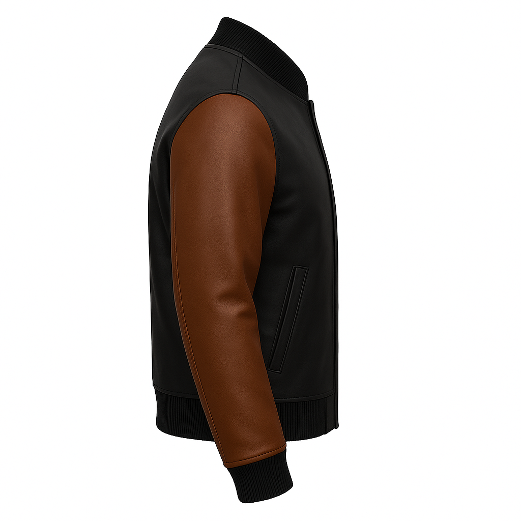 PR-238 Coalheart Classic Man's Moto Leather Jacket