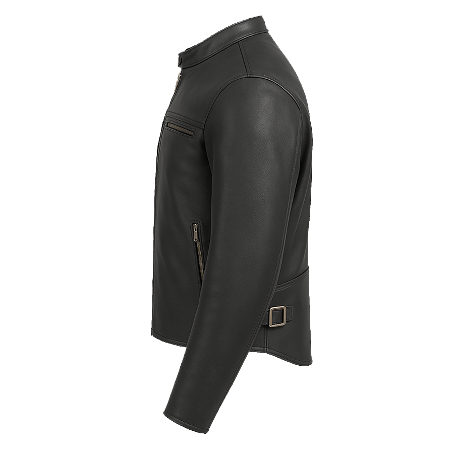 PR-215 Midnight Vault Man's Motorcycle leather jacket