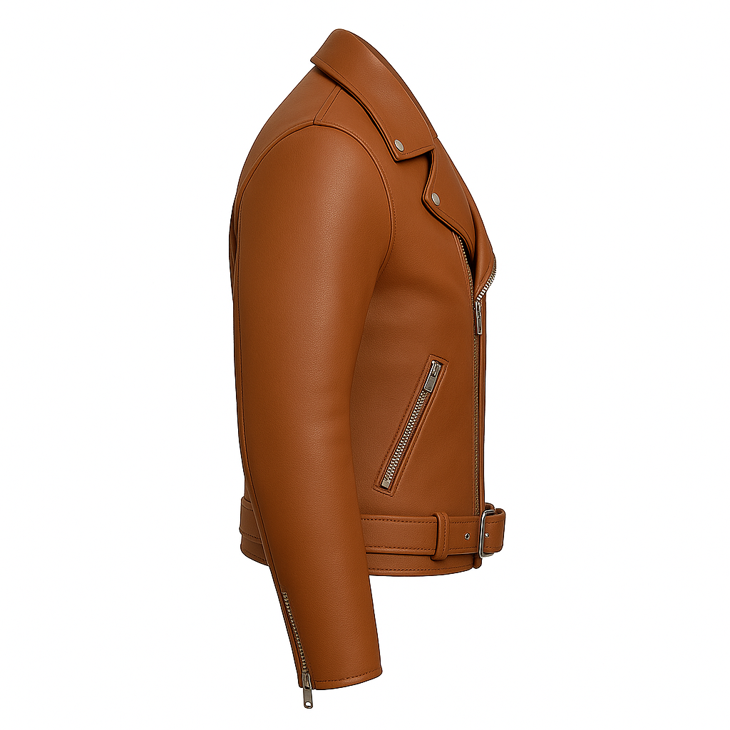 PR-211 Bronco Blaze Man's Motorcycle Leather Jacket