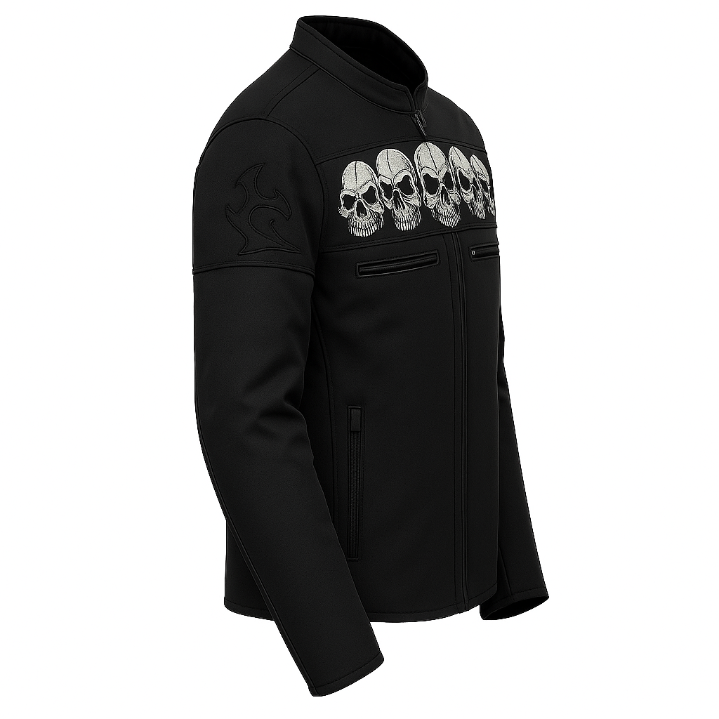 PR-214 Skullshade Man's Motorcycle Textile jacket