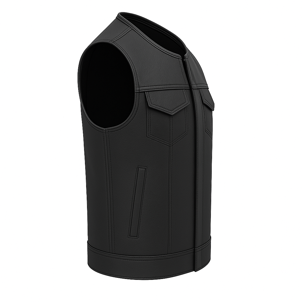 Viper - Men's Club Style Leather Vest