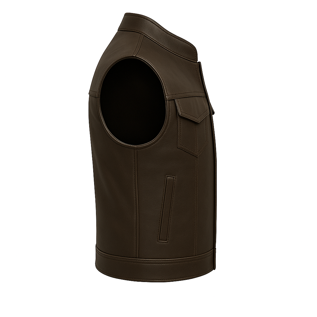 Duskrunner - Men's Motorcycle Leather Vest
