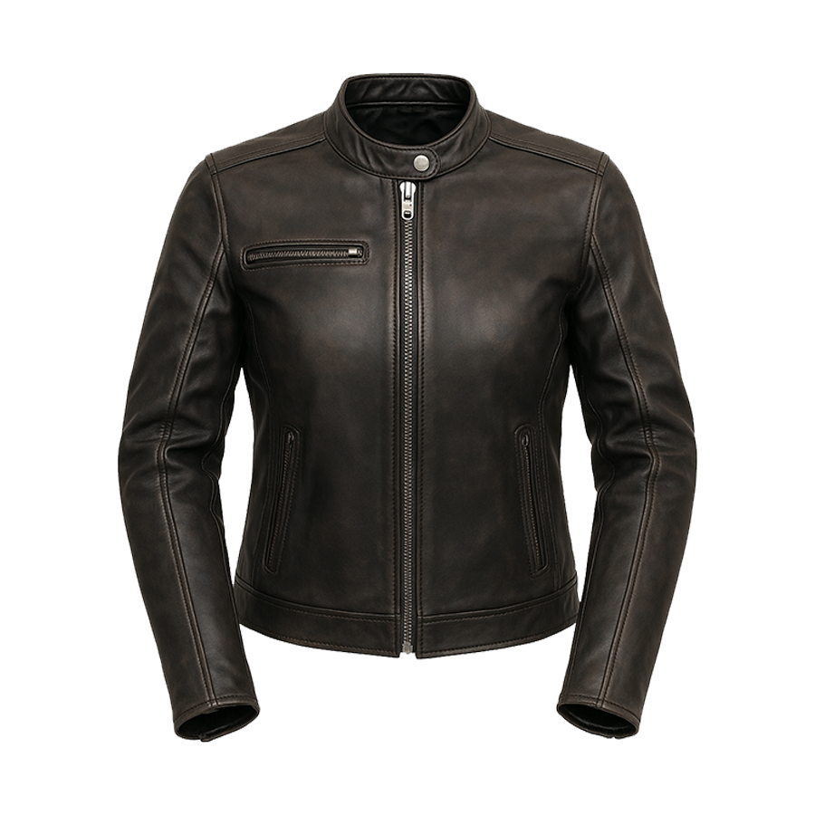 Gravefire - Women's Motorcycle Leather Jacket