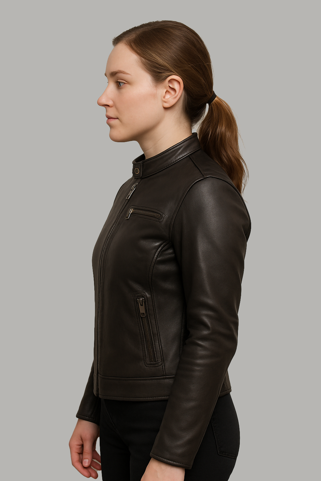 Gravefire - Women's Motorcycle Leather Jacket