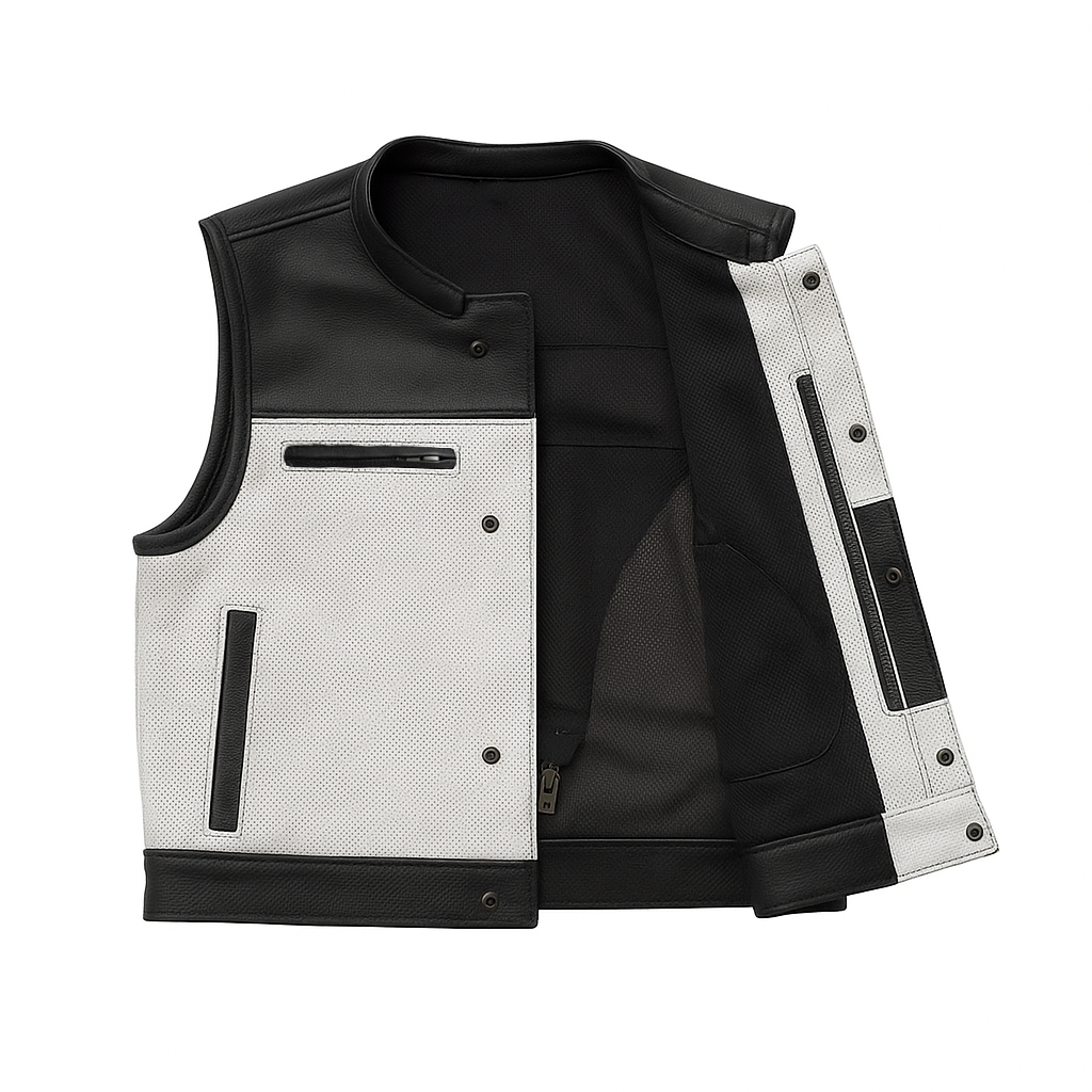 Venom – Men’s Motorcycle Leather Vest