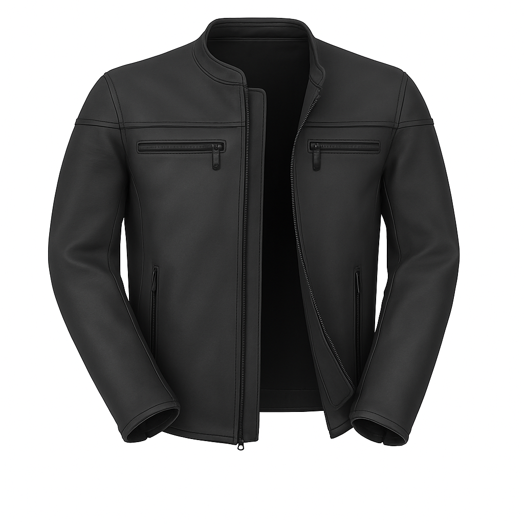 PR-217 Torque Drift Man's Motorcycle Leather Jacket