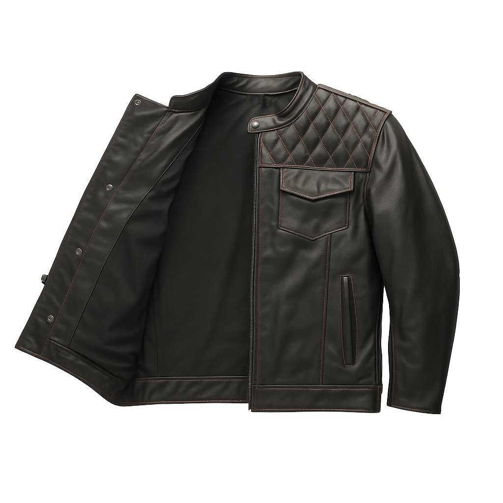 PR-206 Ember Guard Men's Motorcycle leather jacket